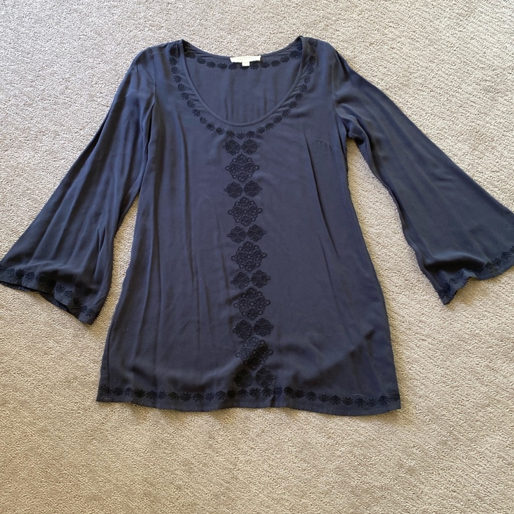 Love Stitch Long Sleeve Tunic Dress | Size Small